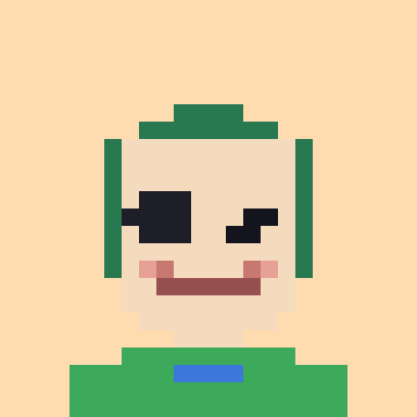 Cryptopunks-Porträt von Batman