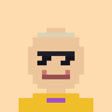 Cryptopunks-Porträt von Flash