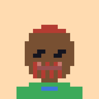 Cryptopunks-Porträt von Newton