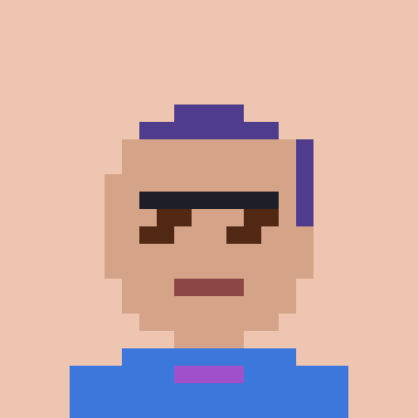 Cryptopunks-Porträt von RustMaster